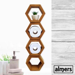 Hexagon Toilet Roll Holder