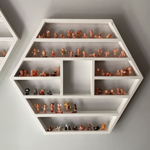 Large Hexagon Display Shelf